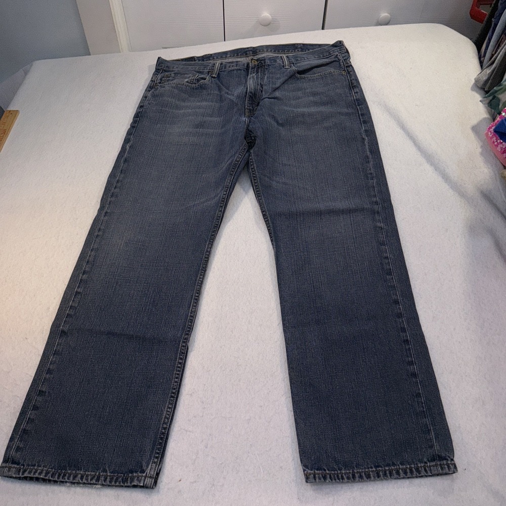 Levis 569 Jean Men Tag 38x32,‎ 40x29.5 Blue Loose Straight Fit Denim Light Wash